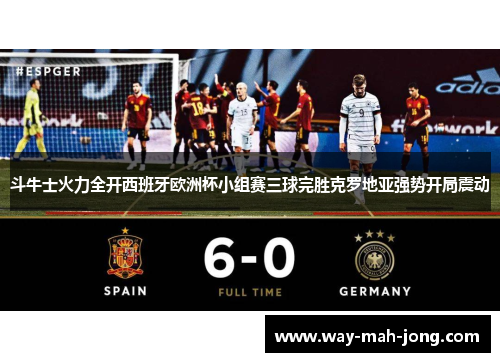 斗牛士火力全开西班牙欧洲杯小组赛三球完胜克罗地亚强势开局震动 斗牛士火力全开西班牙欧洲杯小组赛三球完胜克罗地亚强势开局震动