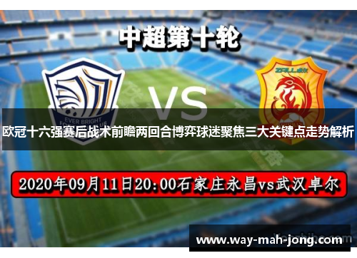 欧冠十六强赛后战术前瞻两回合博弈球迷聚焦三大关键点走势解析